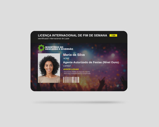 Licença Internacional De Fim De Semana